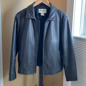 Eddie Bauer Bomber Jacket Black; Thinsulate Lining